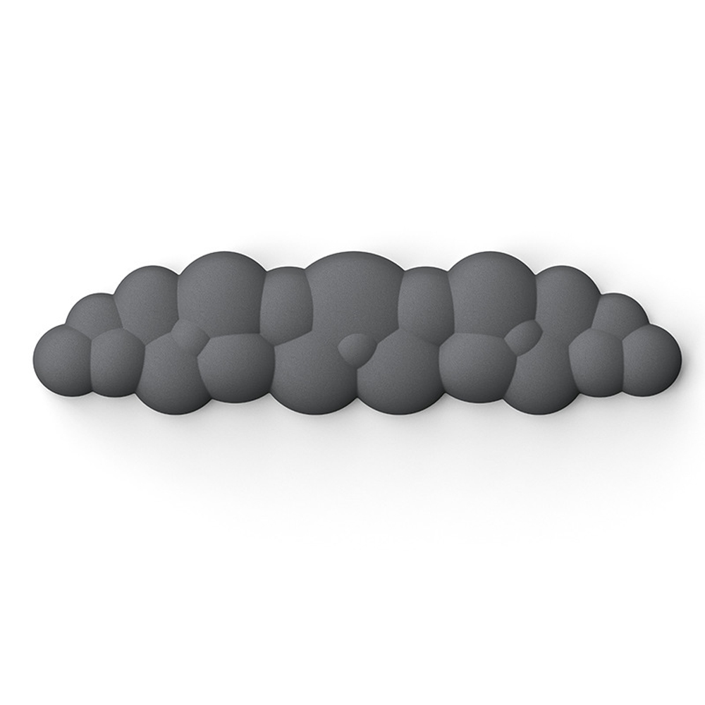 Muismat met polssteun toetsenbord wolk antislip desktop kantoor gamer muis polssteun Ergonomisch toetsenbord muismat polssteun: Donkergroen