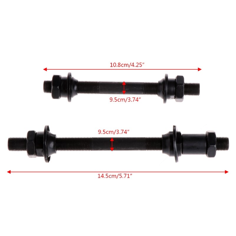 Mountain Bike Bicycle Quick Release Front Back Axles Hollow Hub Shaft Lever PXPF