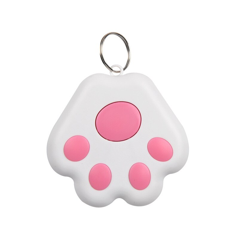 OQW Mobile Phone Bluetooth Anti-lost Device Alarm Positioning Selfie Object Finder Children Bluetooth Tracker Pet Positioning: Pink