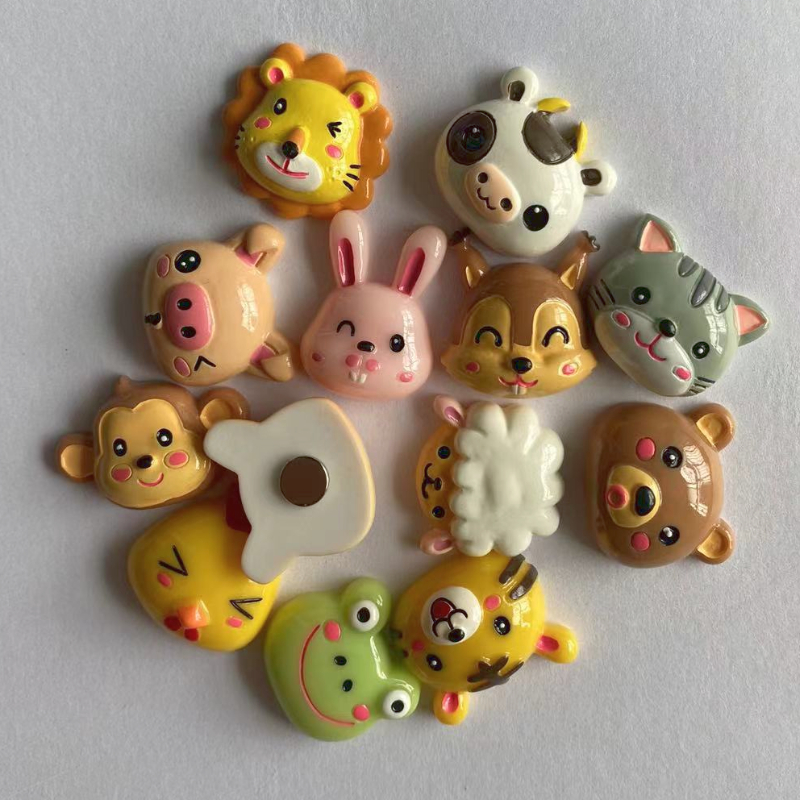 Imanes de refrigerador de dibujos animados creativos, juguetes magnéticos de animales del Zoo, recuerdo para niños pequeños, pegatinas magnéticas para decoración del hogar
