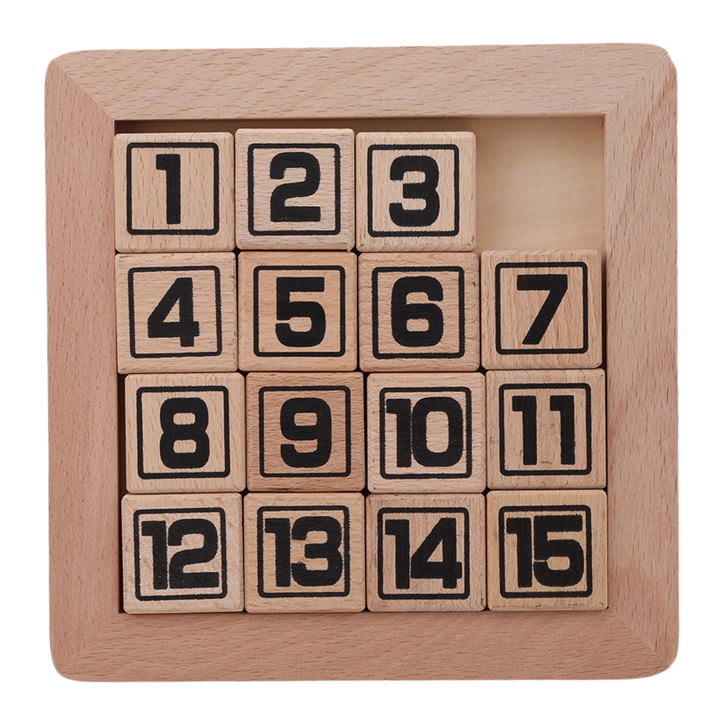 15 nummers Puzzel Speelgoed Nummers Matching Game slide Spel Jigsaw Toy kid Toy Play Kindje Vroeg Onderwijs Volwassenen Party game