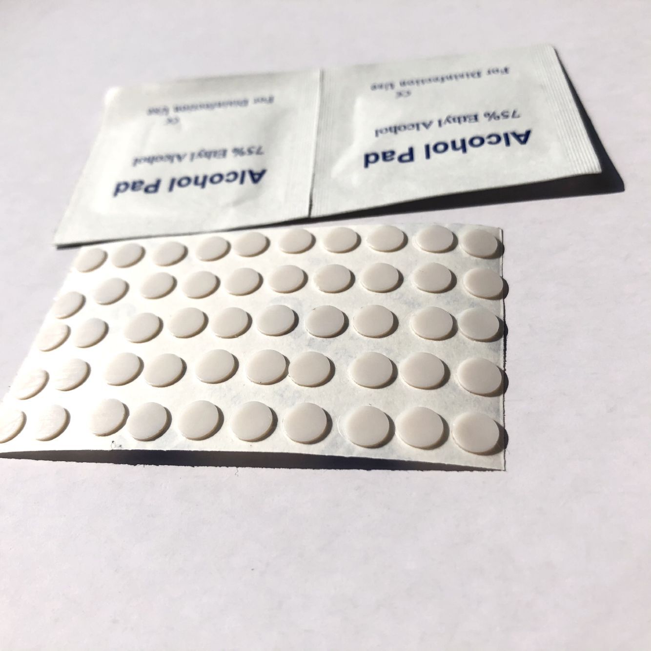 Pies de ratón universales redondos, para Commatech fkmini y otros ratones, 6x6x0,6mm, 50 Uds.