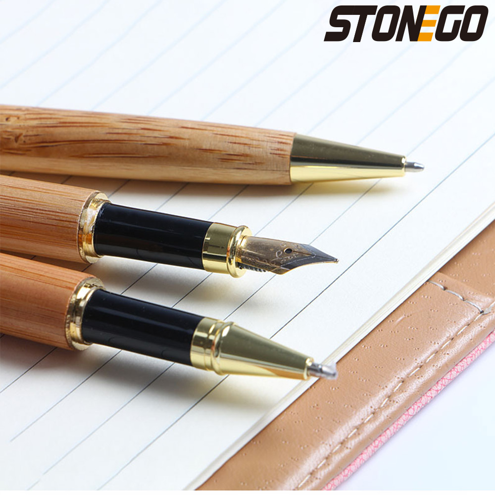 STONEGO Klassiker Luxus-Füllfederhalter aus Holz/Unterschrift, Tinte 0,5 mm, für , Dekoration, Schreiben, Büro, Füllfederhalter, Schreibwaren