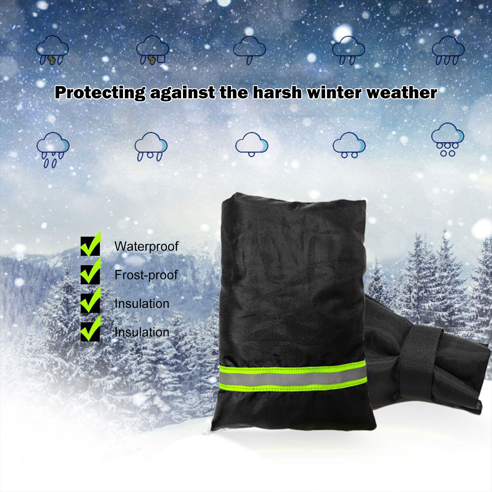 Buiten Tuin Water-Tap Cover Anti Freeze Water Pijp Bescherming Cover Vorst Protector Tuin Binnenplaats Instrumenten