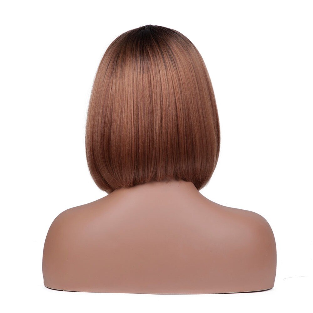 Jingfa Synthetic Wigs Short Bob Hair Lace Front Synthetic Wig