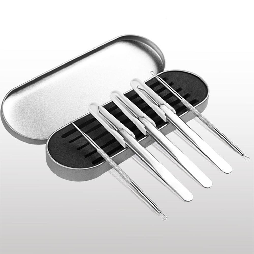 Beauty twizzers 5 stuks acne splinter verwijderaar wenkbrauwvorm met doosje