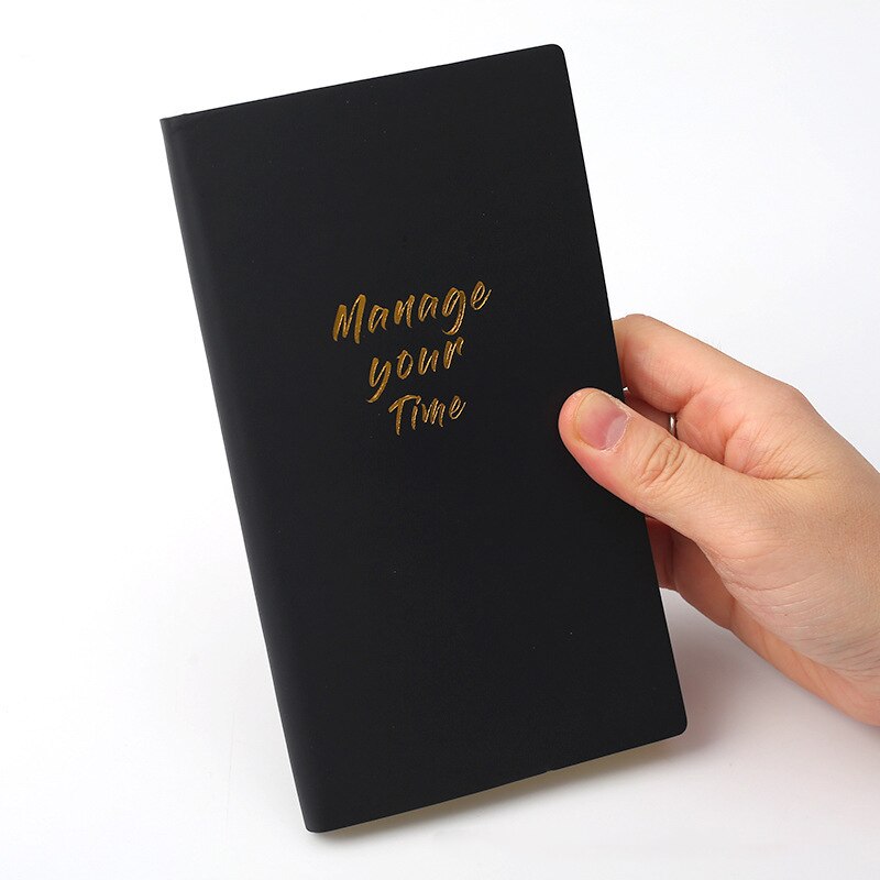 Mjukt läder daglig planering anteckningsbok skola & kontor anteckningsblock  a5/a6 200 sidor 80 gsm dagbok journal agenda leveranser brevpapper