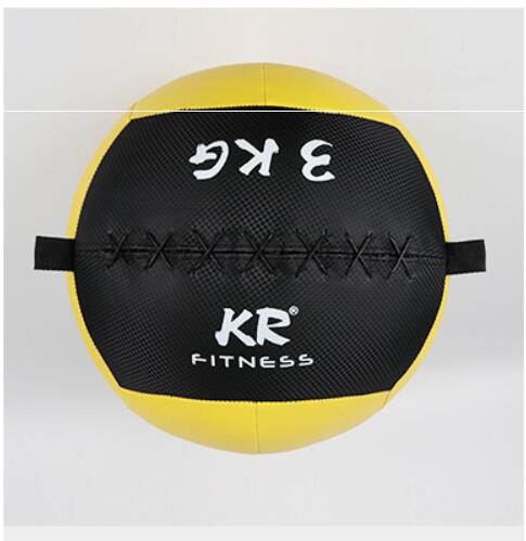 3kg Medicine Ball Filled With Iron and Cotton Soft Wall Ball For Workouts Exercise Balance Core Strength Training Gravity Ball F: 1