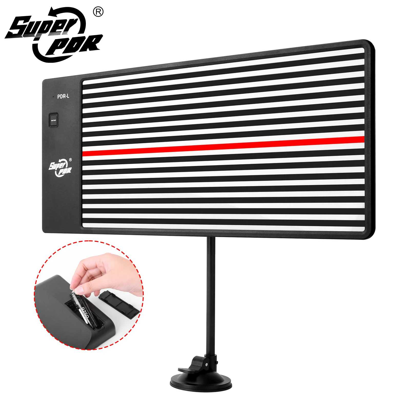 Reflector de abolladuras PDR, lámpara LED, tablero de línea, herramientas de reparación de abolladuras, Detector de abolladuras, uso para eliminar abolladuras de carrocería de coche
