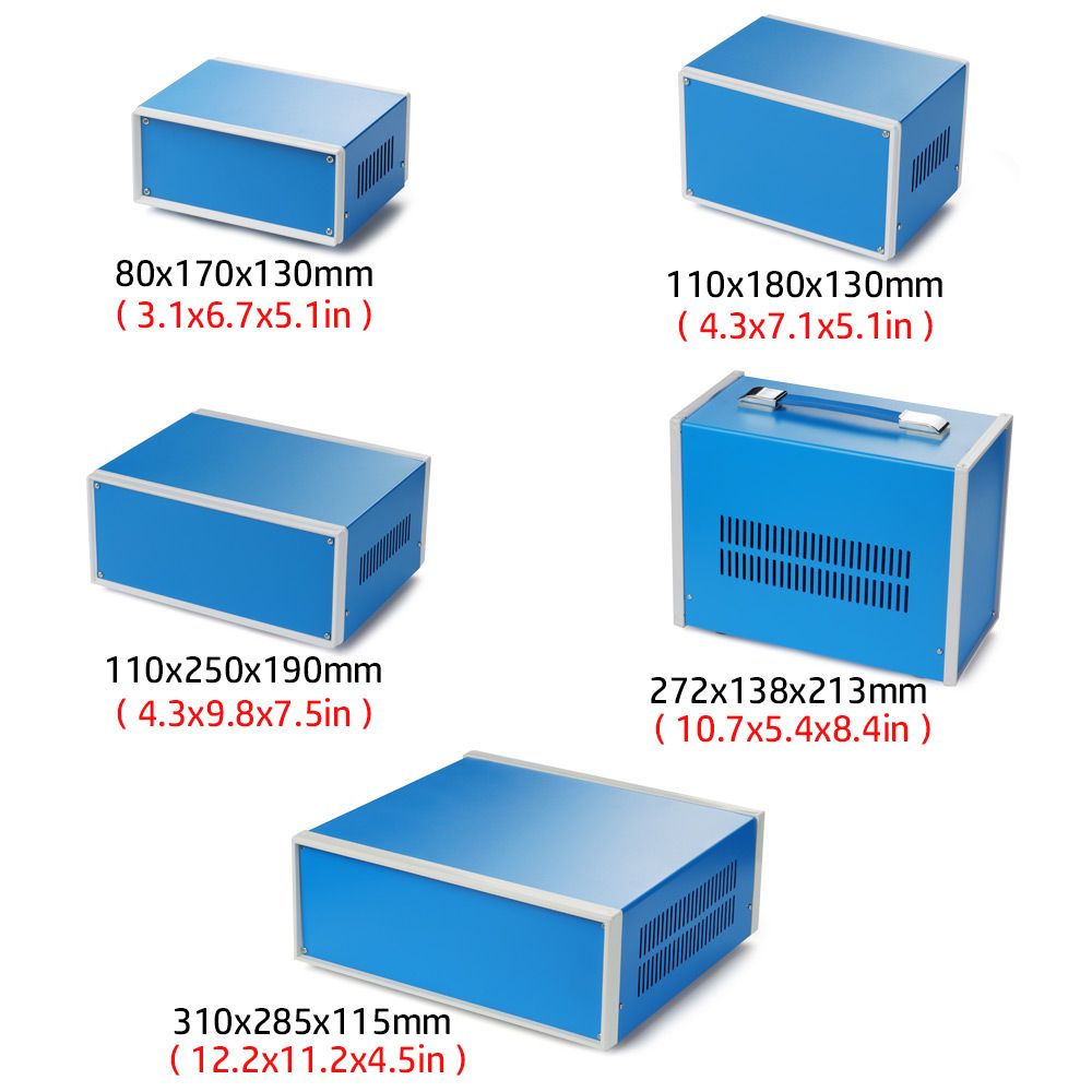 Buiten- en binnen-elektronische module, metalen instrumentbehuizing, elektronica-behuizing, aansluitdoos, projectbehuizing.