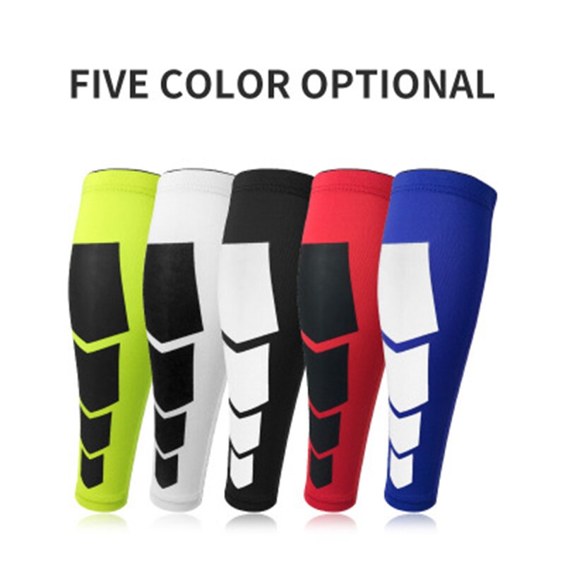 2 Pcs Voetbal Basketbal Hardlopen Beenwarmers Fietsen Kalf Greaves Scheenbeschermers Shin Supporter Kyqrtz Outdoor Sport Compressie Been