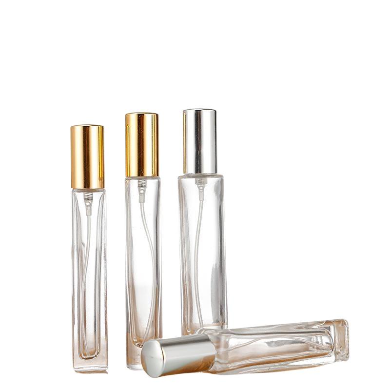 10ML heldere ronde dikke glazen parfumflesjes, lege glazen flesjes, herbruikbare doseerflesjes
