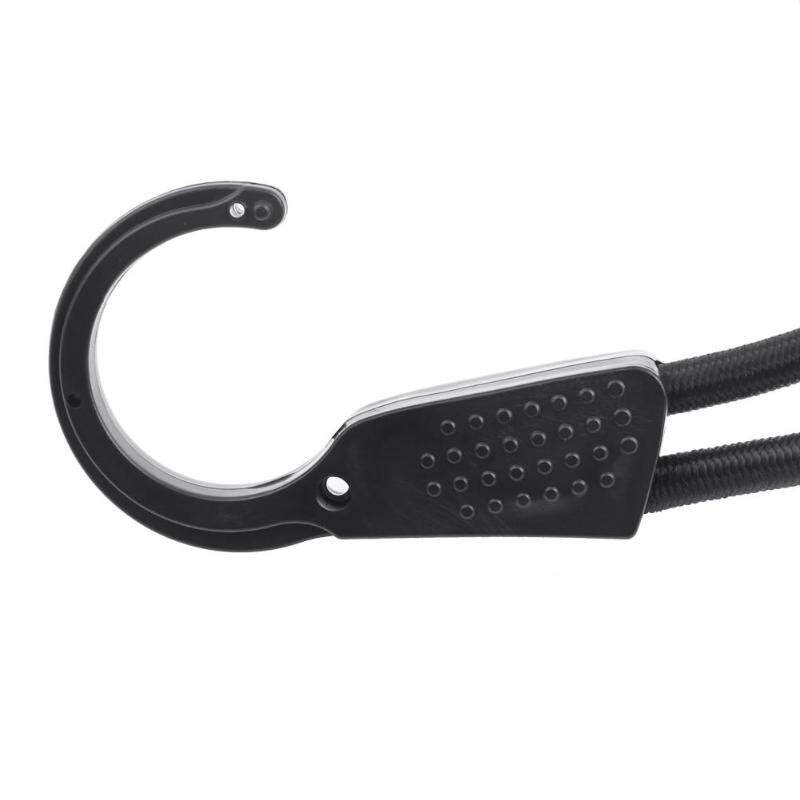 Universal Car Adjustable Elastic Bungee Shock Cord Strap Adjustable Bungee Cord with Extra Wide Opening Steel Hooks