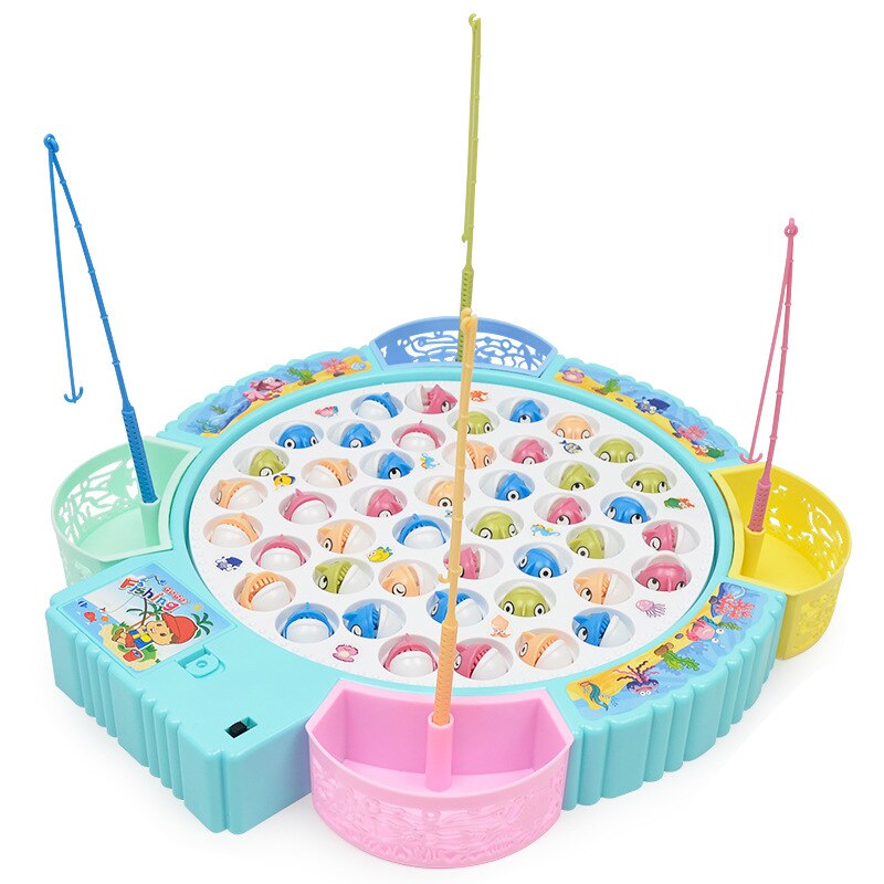 Spaß Angeln Spiel Elektrische Rotierende Magnetische Magnet Angeln Spielzeug Kind Pädagogisches Spielzeug spiele für jungen und mädchen spielzeug für freundlicher