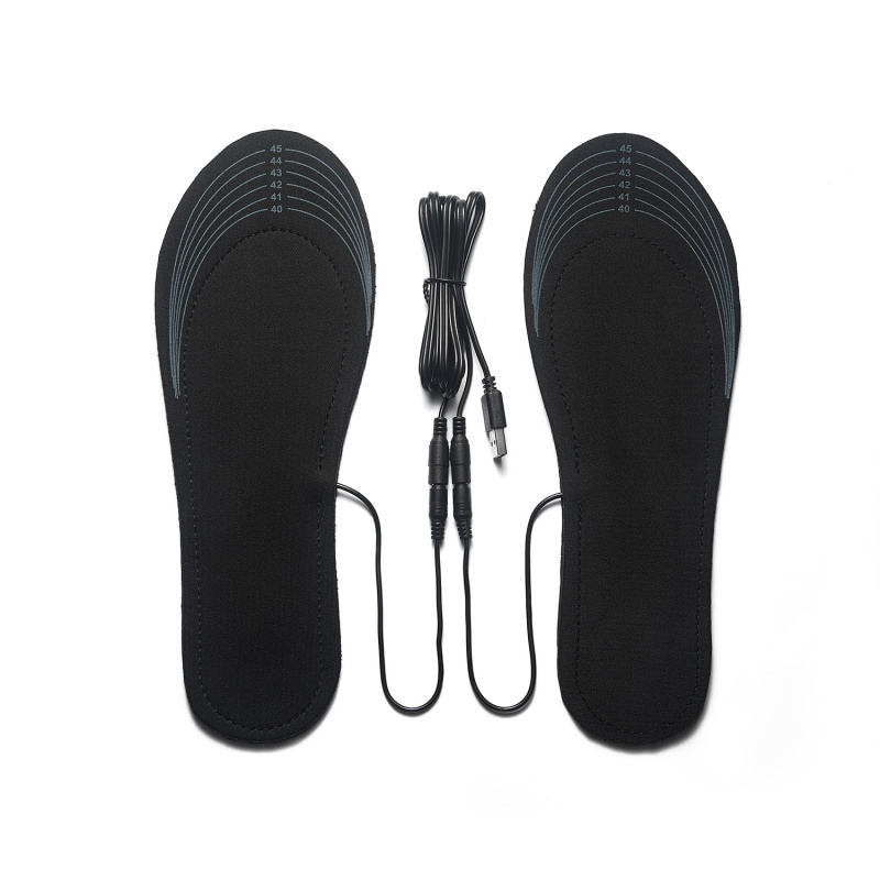 Winter Elektrisch Verwarmde Inlegzolen USB Verwarming Voeten Warmer Thermische Schoenen Sok Pad Verwarmde Inlegzolen Wasbaar Volledige Voet Koorts Unisex