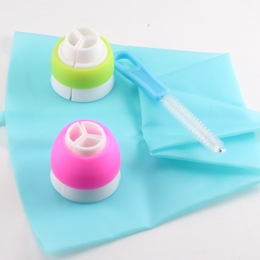 Backform-Set Aus Edelstahl – 4 Verschiedene Spritztüllen Für Cupcakes, Kekse & Torten-Deko