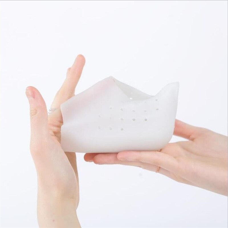 Chaussettes unisexes invisibles en Silicone pour augmenter la hauteur, coussinets de talon en Gel, semelles intérieures, Massage des pieds, Support orthopédique de la voûte plantaire