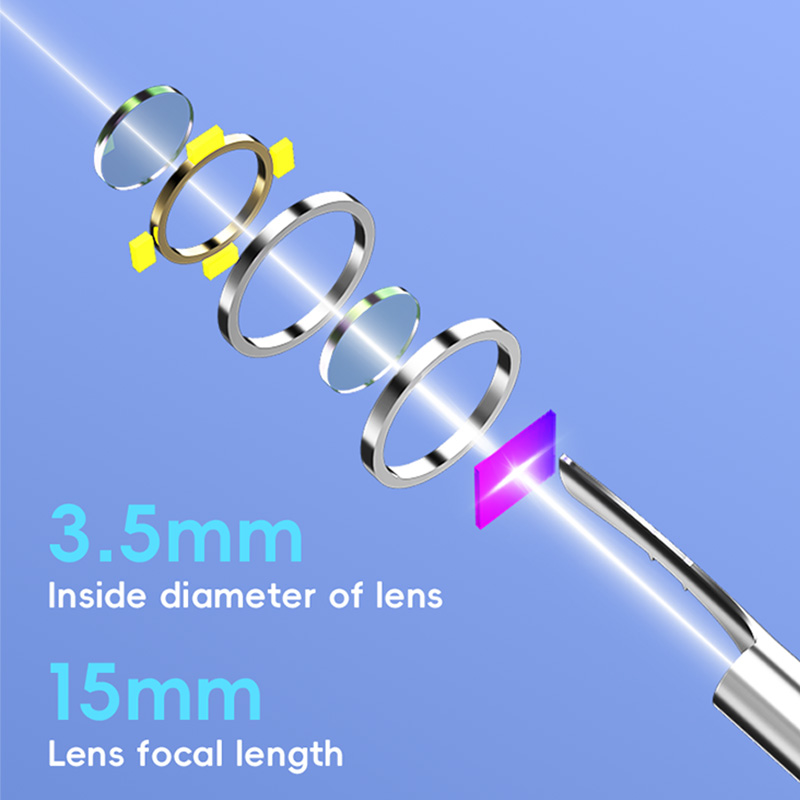 Wireless Smart Visual Ear Cleaner Otoscope WiFi Luminous Earpick Ear Wax Removal Tool With Camera Ear Endoscope Ear Wax Remover