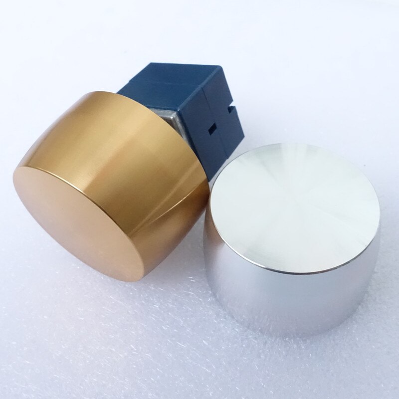 BRZHIFI perilla de aluminio completa para amplificador de potencia, 44x27mm