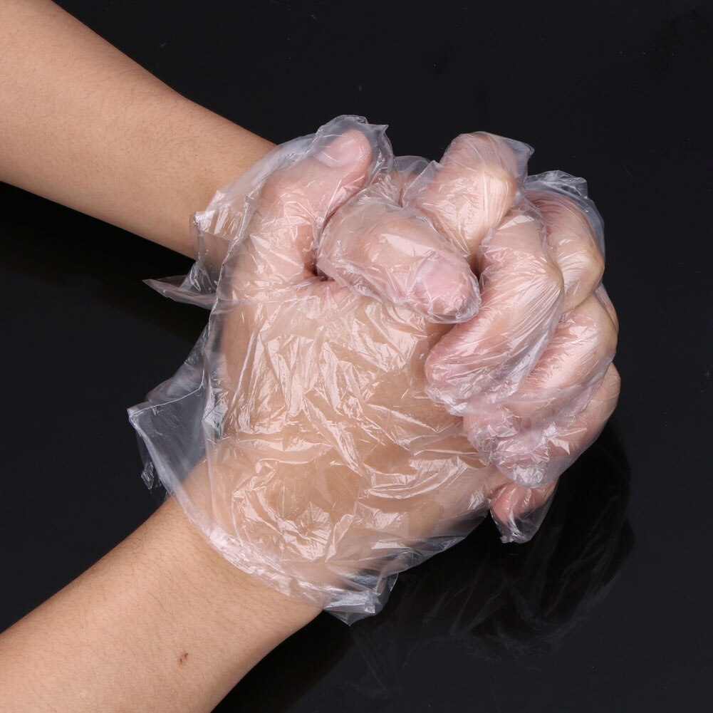 1500pcs Disposable Plastic Gloves For Food Cleaning Cooking Restaurant Kitchen Accessories