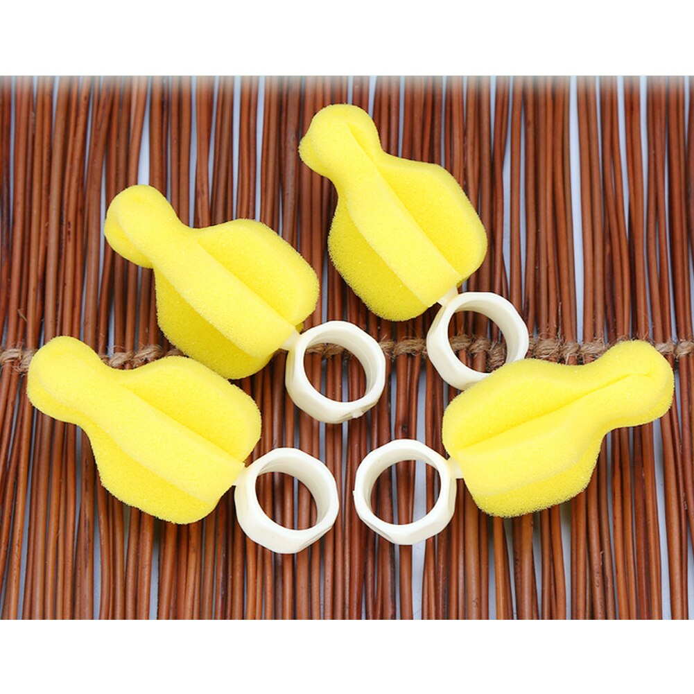 Pulizia pulita del tubo del becco dell&#39;ugello della teiera della tettarella della spazzola della spugna del capezzolo del bambino 5Pcs