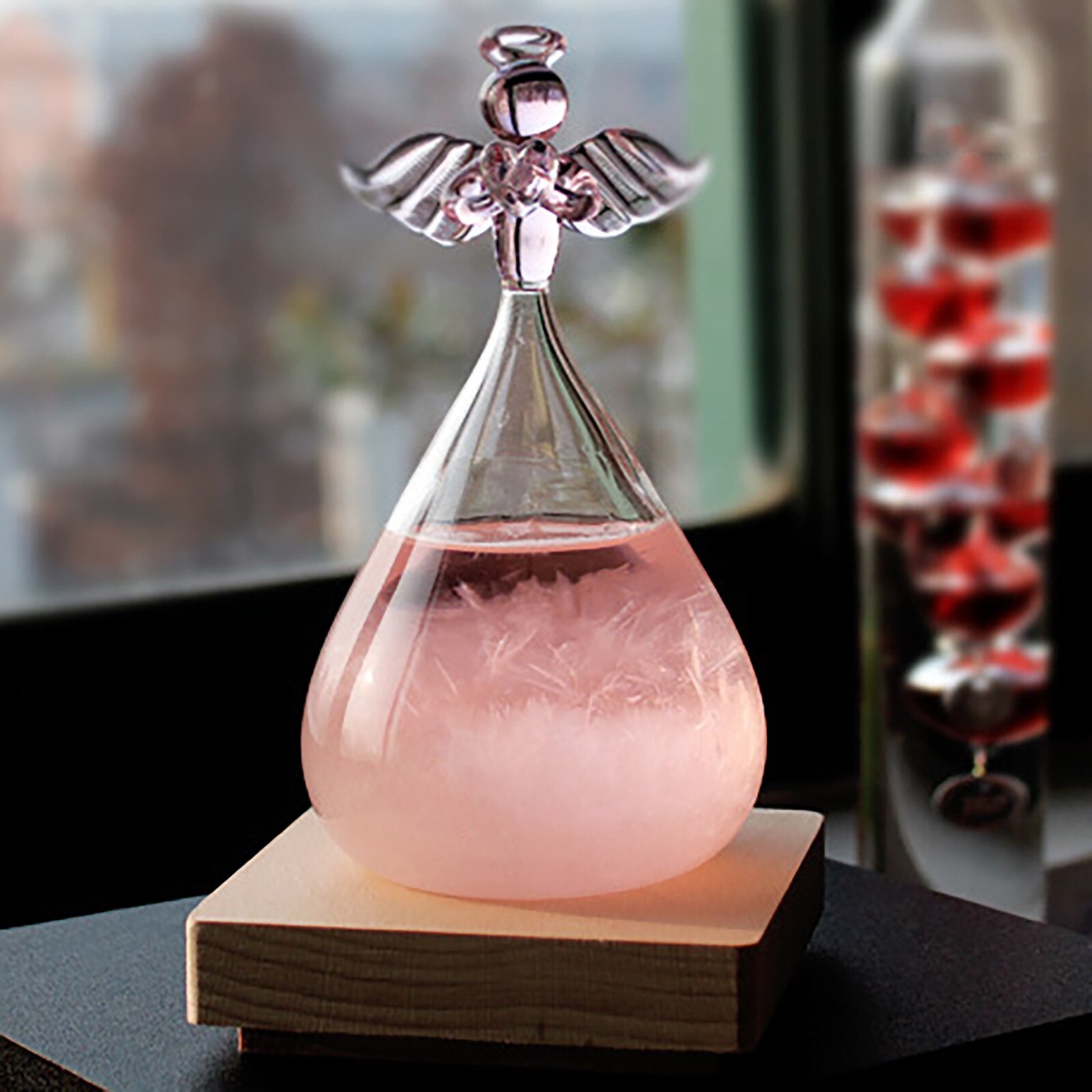 Zoete Ornament Weer Items Fles Kleurrijke Desktop Transparant Kristal Glas 150Ml Voor Thuis Kamer Decoratie