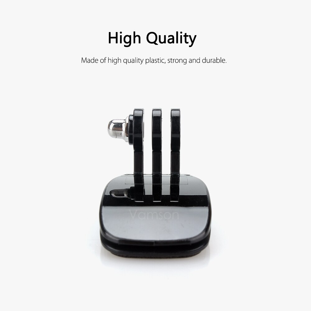 Vamson Voor Go Pro Accessoires Reizen Hoofd Hoed Riem Quick Clip Clamp Voor Gopro Hero 8 7 6 5 4 3 + Voor Yi 4K Voor Sjcam VP511