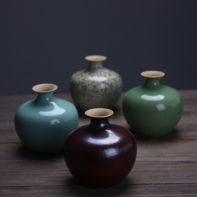 Jingdezhen vase en céramique à la main Mesa art articles d'ameublement