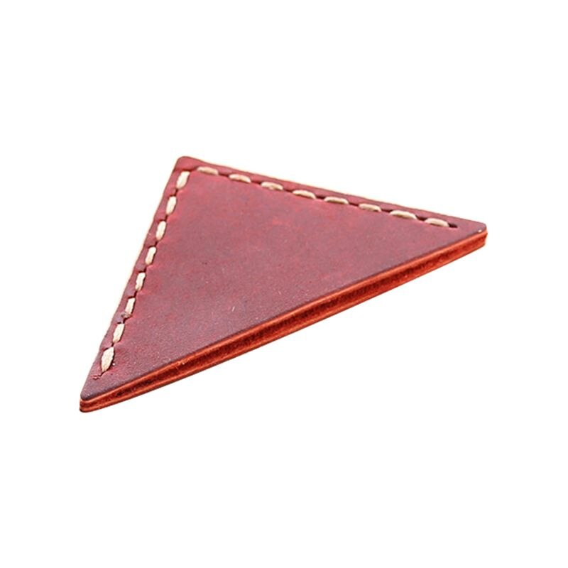 Triangle Bookmark Handcrafted Leather Reading Marking Accessories Corner Page Maker For Book Lover Readers Teacher G88D