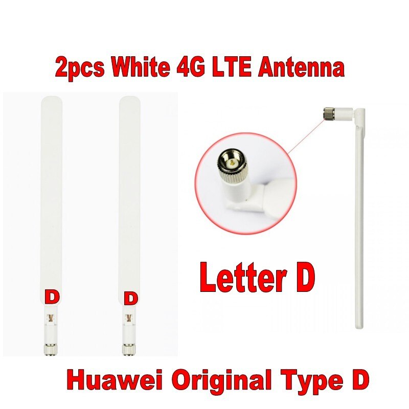 Äkta vit huawei  b525 extern antenn original typ d (router/modem ingår ej)