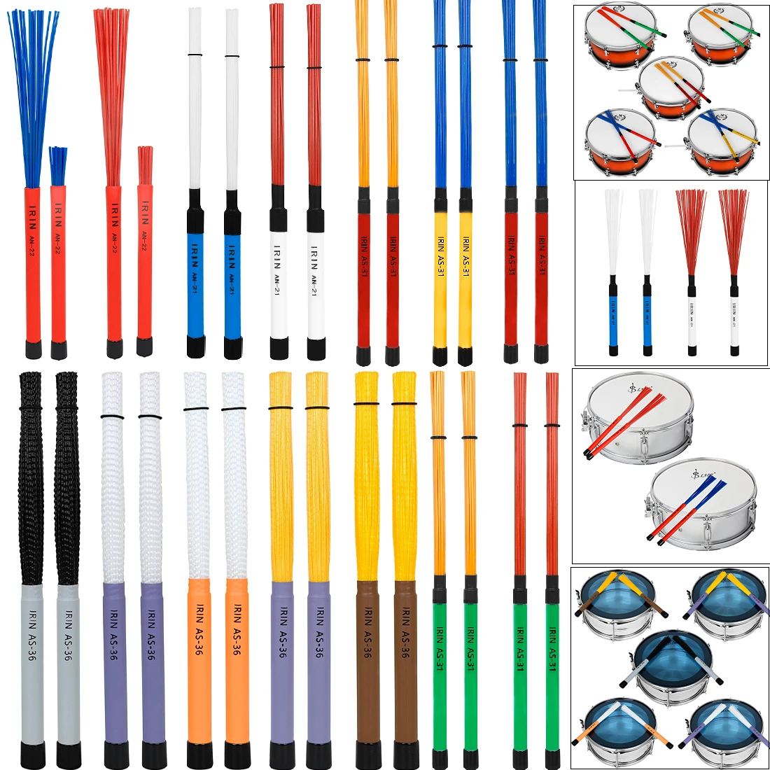 Jazz Trommel Stock Nylon Trommel Pinsel für Trommeln Tragbare Jazz Musical Trommel Stock Reinigung Werkzeug Schlagzeug Instrument Teile