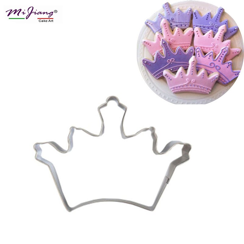 Stainless Steel Crown Cutter Mold Fondant Pastry Biscuit Cookie Slicer Cake Decorating Tools Cozinha Kitchen Bakeware S7022