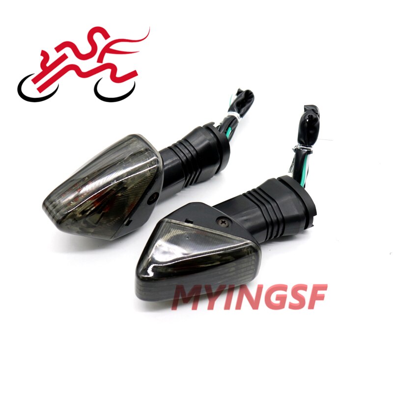 Spia indicatore di Direzione per KAWASAKI ZX-6R ZX-6RR Z750S KLE 500/650 VERSYS KLR650 Moto Anteriore/Posteriore Lampeggiante Lampada ZX6R