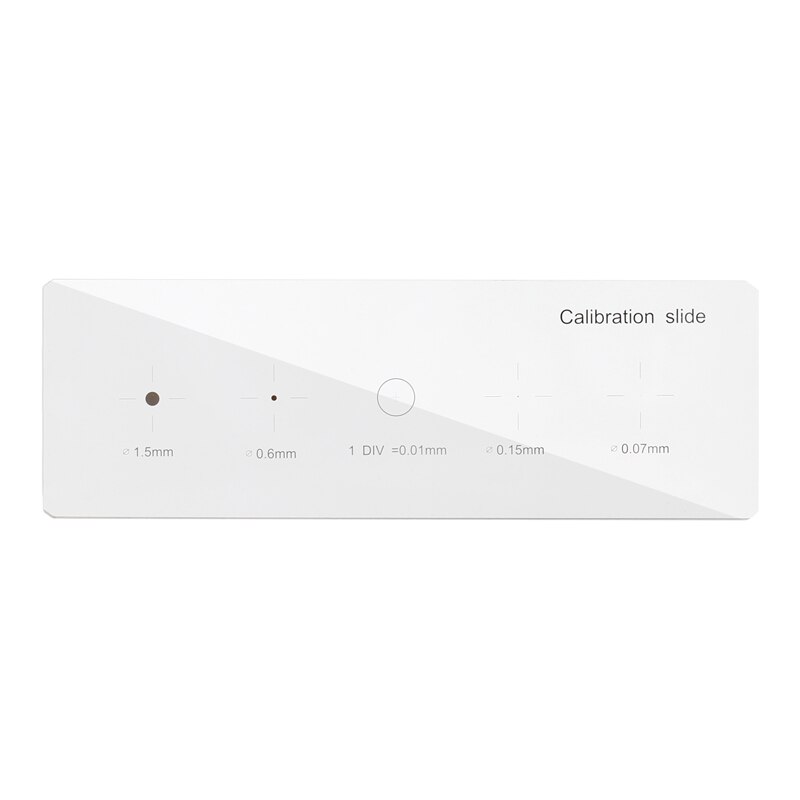 0.01 mm Microscope Glass Ruler Calibration Ruler Measuring Ruler Micro Ruler DIV=0.01mm Microscope Measurement