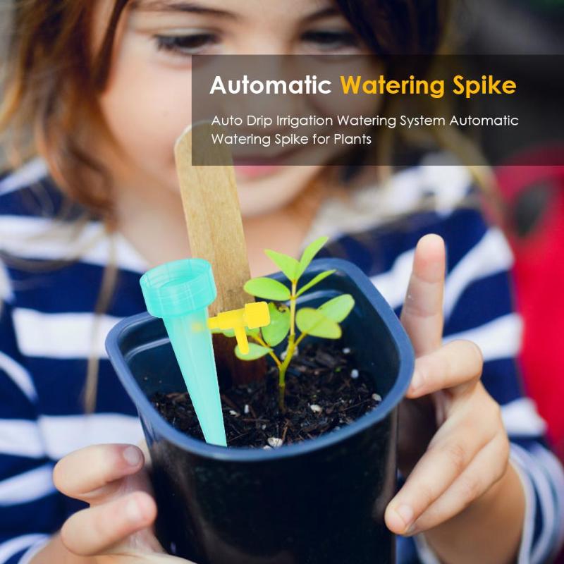 Auto drypvanding vandingssystem automatisk vanding spike til planter blomst indendørs husholdningsvandere flaske dryppende enhed
