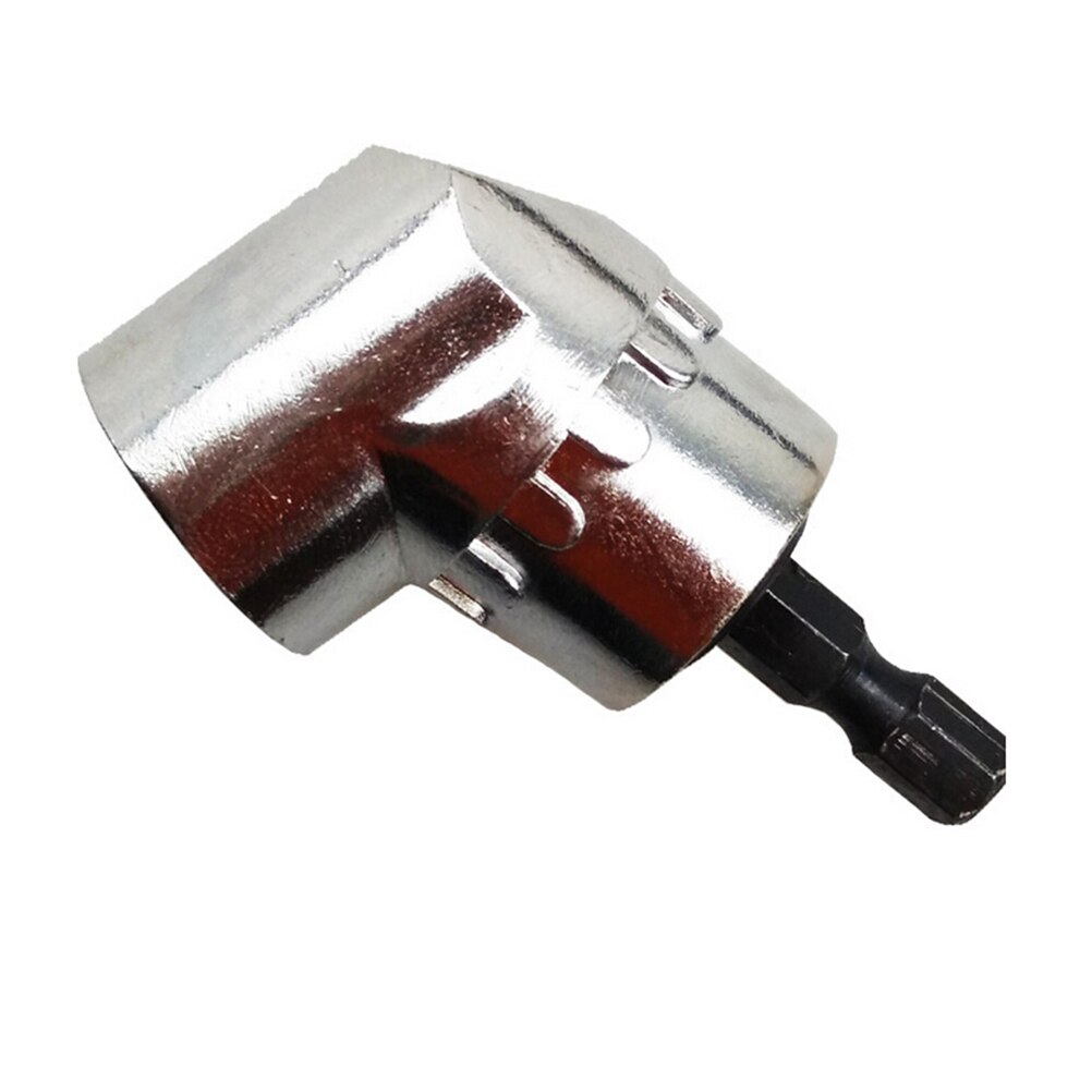 105 Degree Right Driver Angle Extension Drilling Shank Screwdriver Magnetic 1/4 Inch Hex Drill Bit Socket Adaptor Sleeve Holder