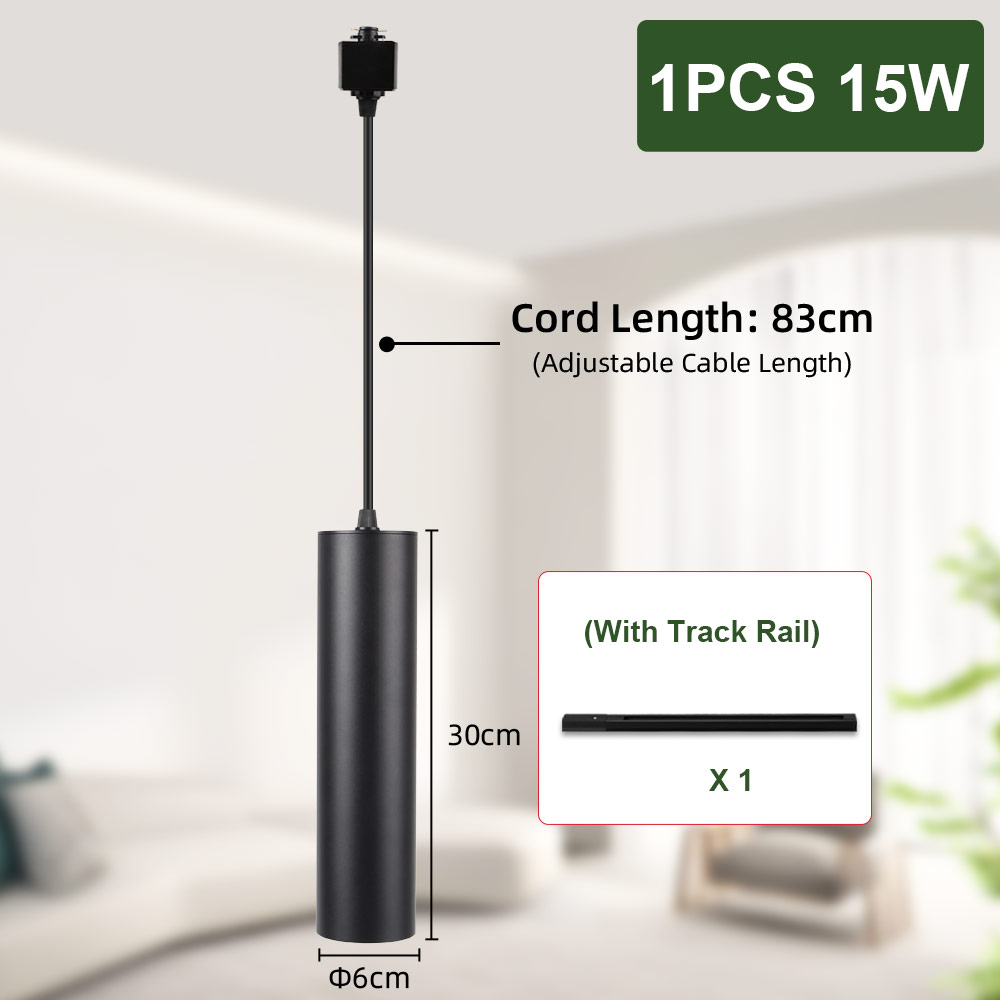 110V 220V LED Track Anhänger Licht Decke Esstisch Lange Rohr Hängen Lampe Für Wohnzimmer Küche Kronleuchter hause Decvor: Kaltweiß / hellgelb