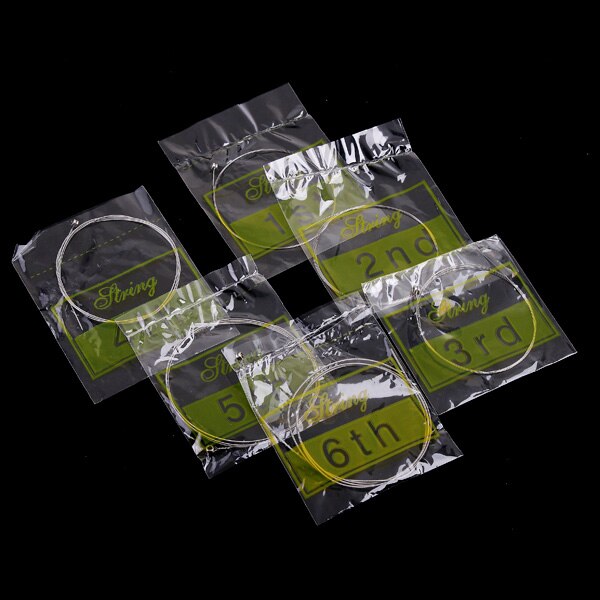 6pcs Guitar Strings Electric Guitar Strings Set Guitar Parts and Accessories