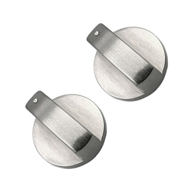 Metal Silver Gas Stove Cooker Knobs Adaptors Oven Switch Cooking Surface Control Locks Cookware Parts