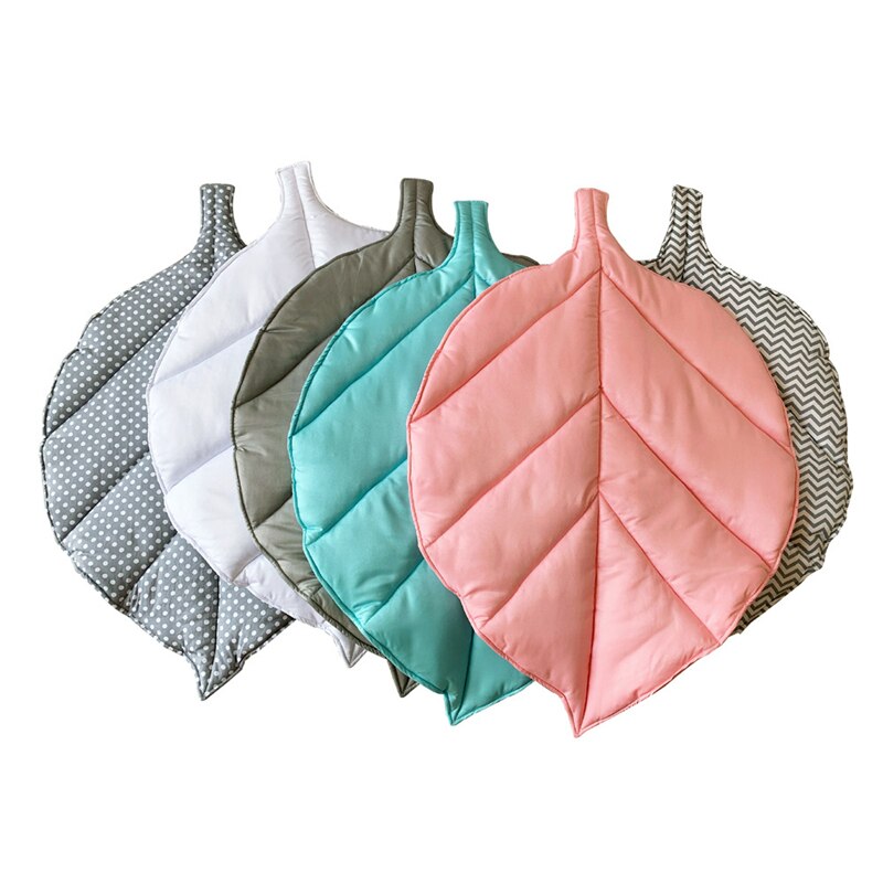 Sammenleggbar blad baby lekematte nordisk barnematte baby klatrepute barneteppe babymatter babyrom dekorasjonstilbehør hjemmeinnredning