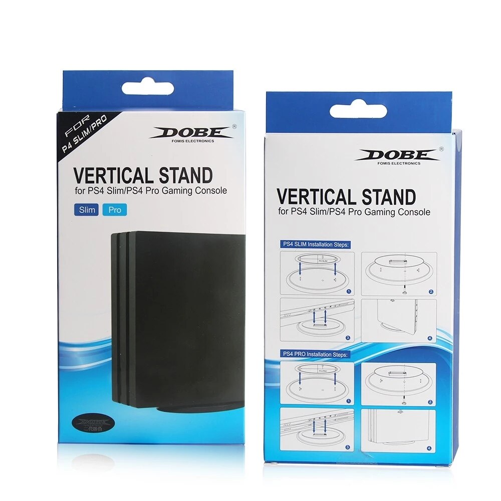 Pour Sony Playstation4 PS4 Pro/PS4 Slim Console de jeu support Vertical universel 2-en-1 Station de support Vertical