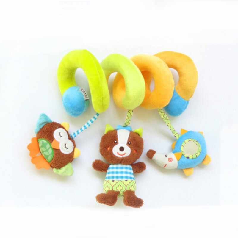 Baby Bed Bell Little Bear Bed Around Soothing Toys Plush Bed Hanging Car Hanging Safe Newborn Rattle