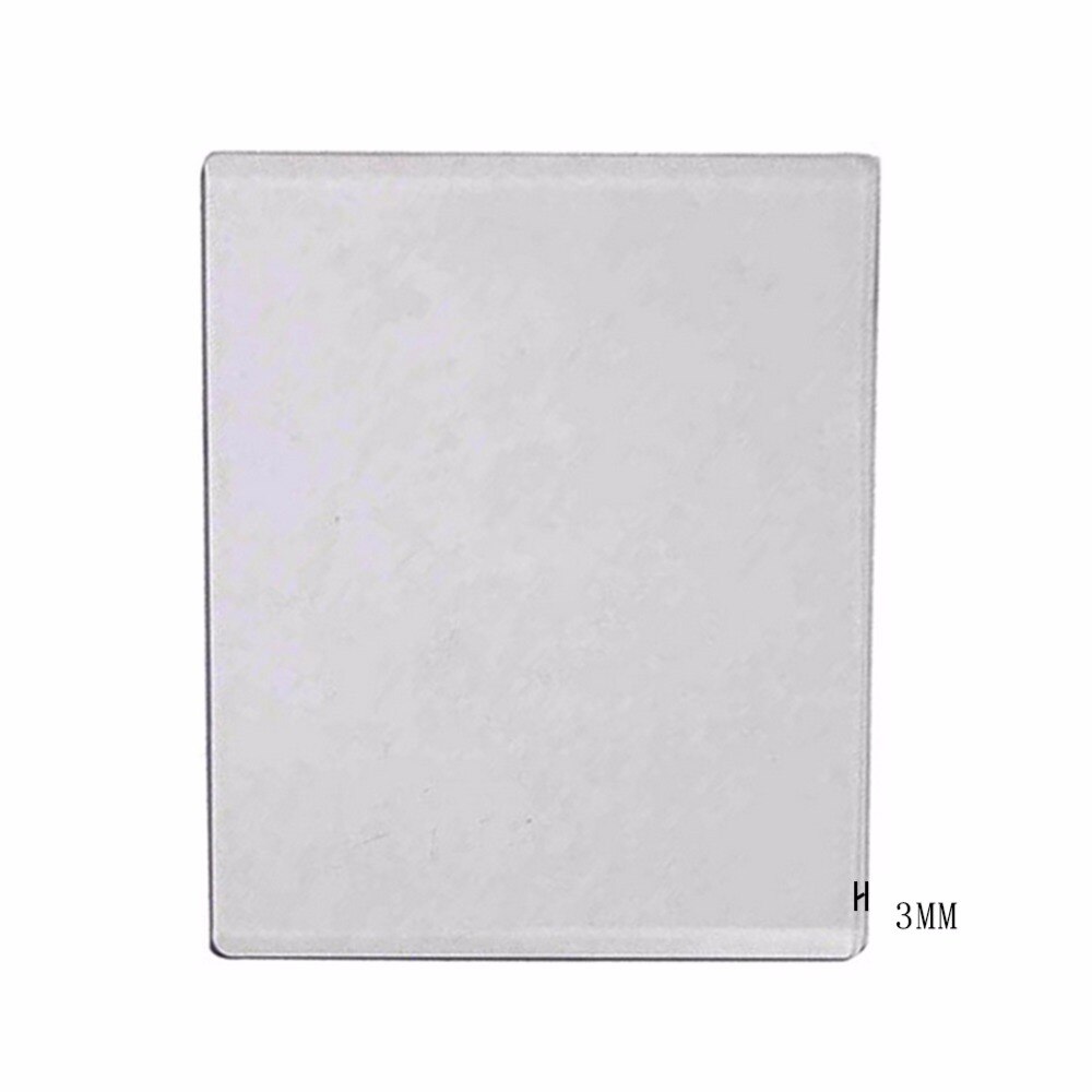 3mm dicken DIY Acryl Stanzen Präge Maschine Platte Ersatz Pad Scrapbooking Papier Handwerk