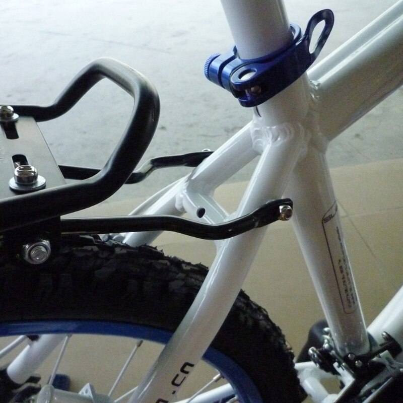 Achter Fietsenrek Fiets Cargo Rack Plank Verstelbare Fiets Fietsen Cargo Bagagedrager Rack Zware Houder Stand Voor B