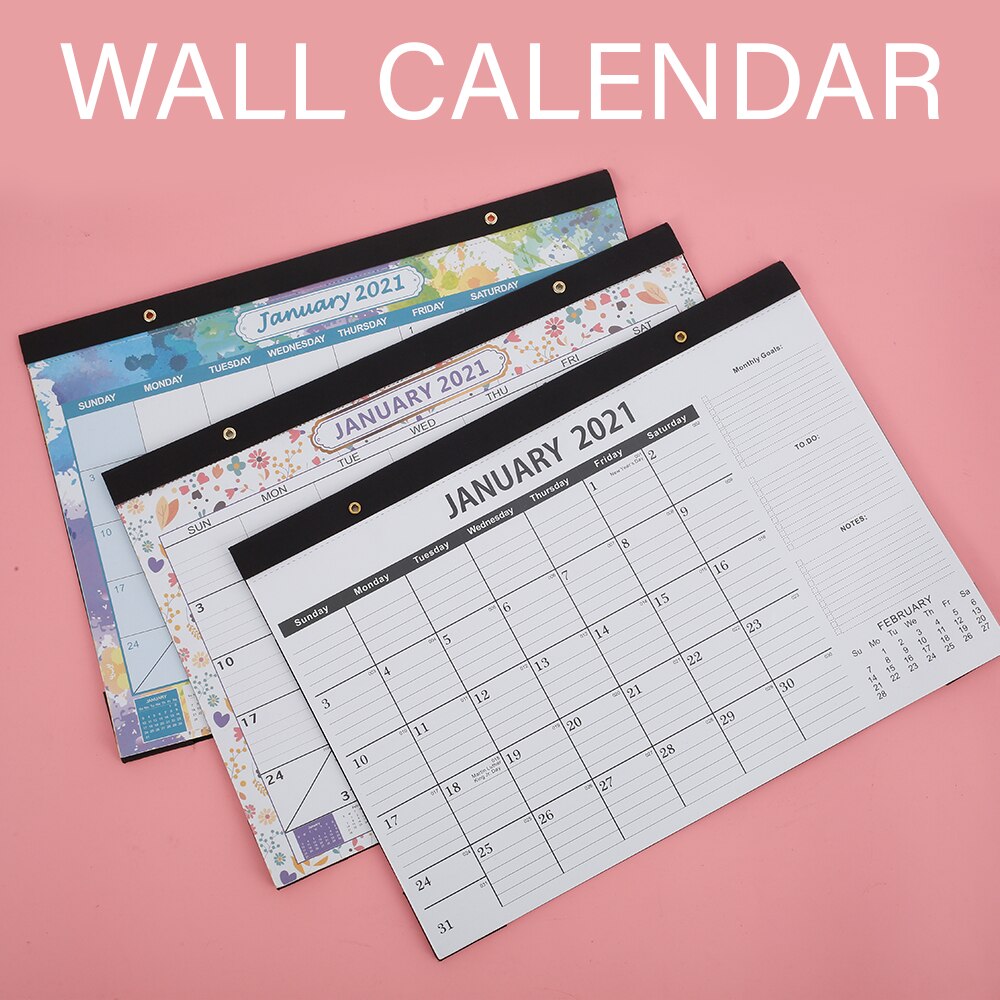 Muur Kalender Wekelijkse Maandelijkse Planner Minimalisme Plan Boek Diy Bureau Kalenders Thuis Kalender Met Scheurbaar Kalender