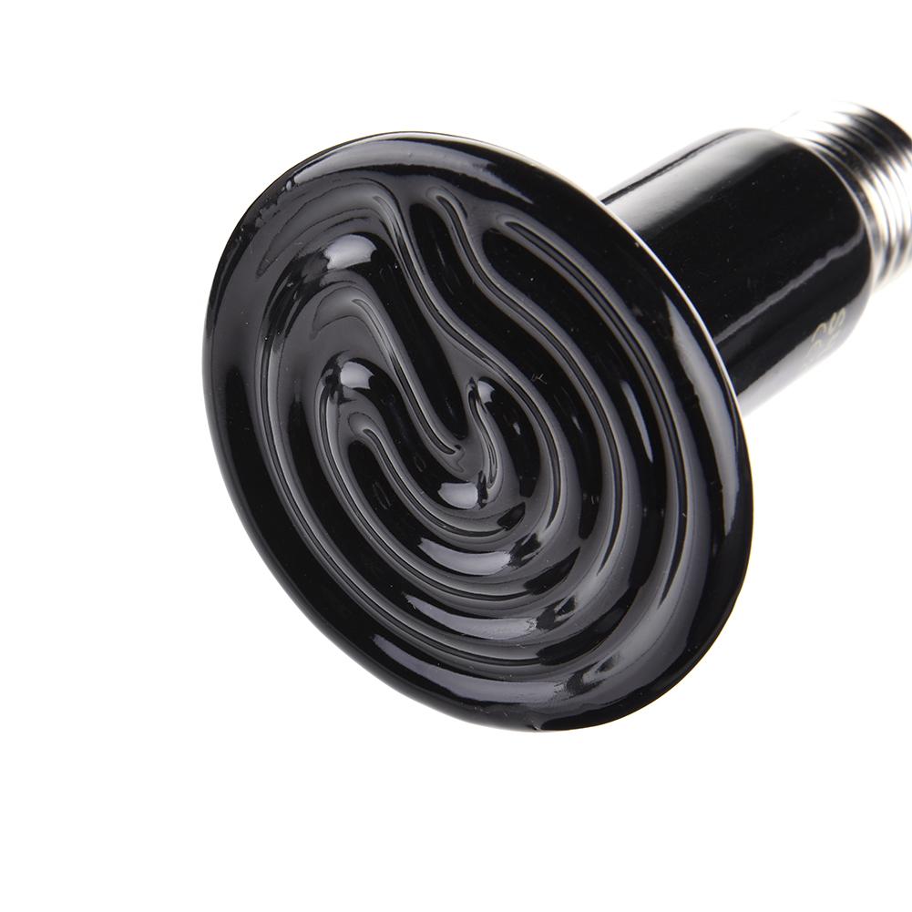 Lámpara de calefacción de cerámica infrarroja para reptiles y mascotas, lámpara de calor para mascotas, lámpara de calefacción de aislamiento cerámico, Bombilla de calor de 25/50/75/100W 220V