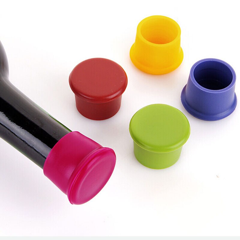 Bouchon de bouteille en Silicone, couverture de bière, vin, bouchon de bouteille, boisson, outils de Bar de cuisine à domicile