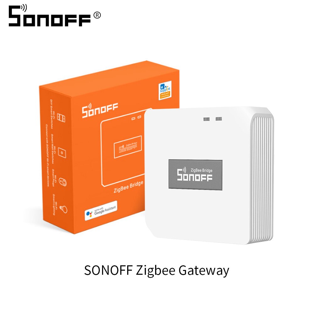 Sonoff-interruptor inteligente Wifi Zigbee, Mini, puente, Sensor de puerta, inalámbrico, temperatura, humedad, movimiento, para Google Home y Alexa: Zigbee Bridge