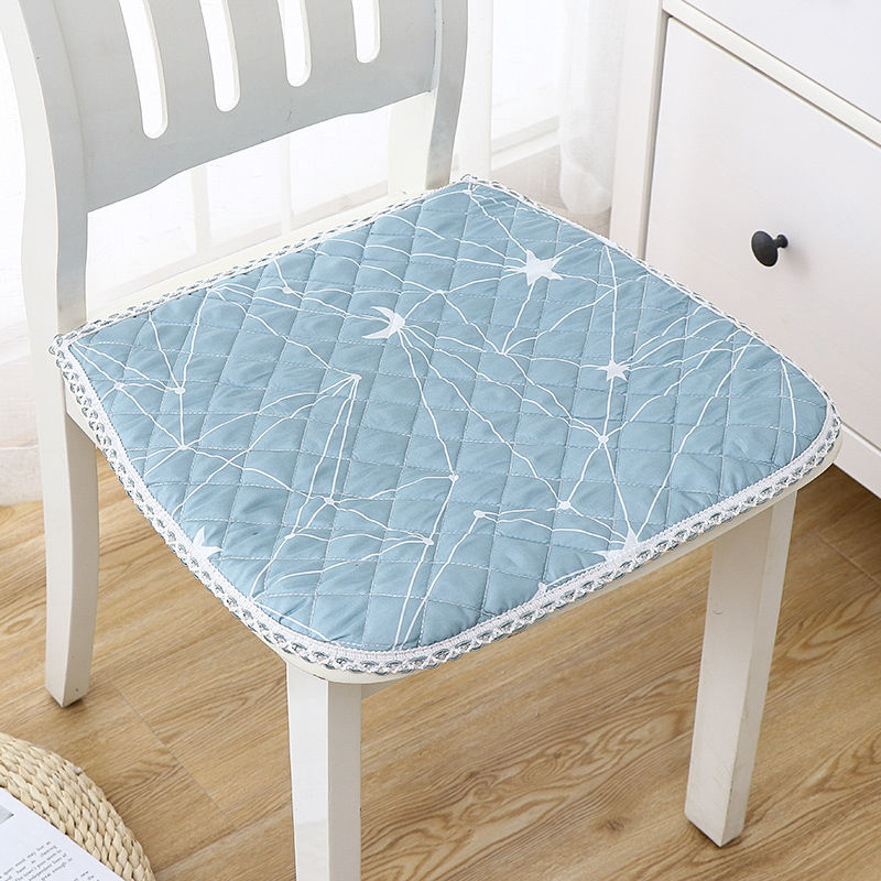 Thicken Non-slip Dining Chair Cushion Horseshoe-shaped Soft Seat Mat Restaurant Office Chair Mat Stool Pad Winter Plus Velvet