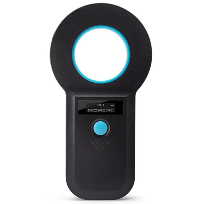 Lector de etiquetas de animales con Chip EMID ISO, lector de Microchip OLED portátil para mascotas, perros y gatos, escáner para etiquetas HFing: Default Title